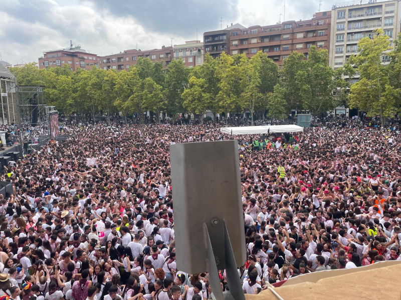 Disparo del cohete Fiestas San Mateo 2024