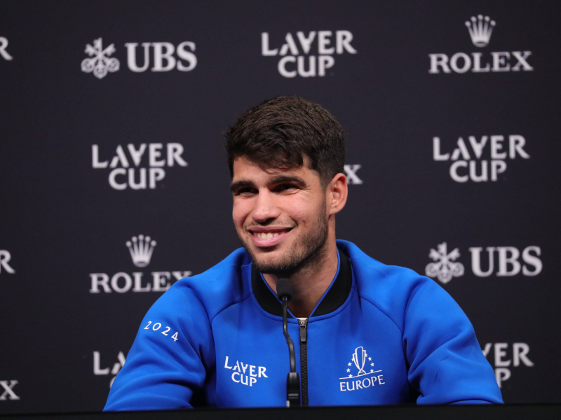 Carlos Alcaraz      
         
       
         
         
         
         
         
         
         
 beim Laver Cup in Berlin / 200924 *** Local Caption *** 45778836