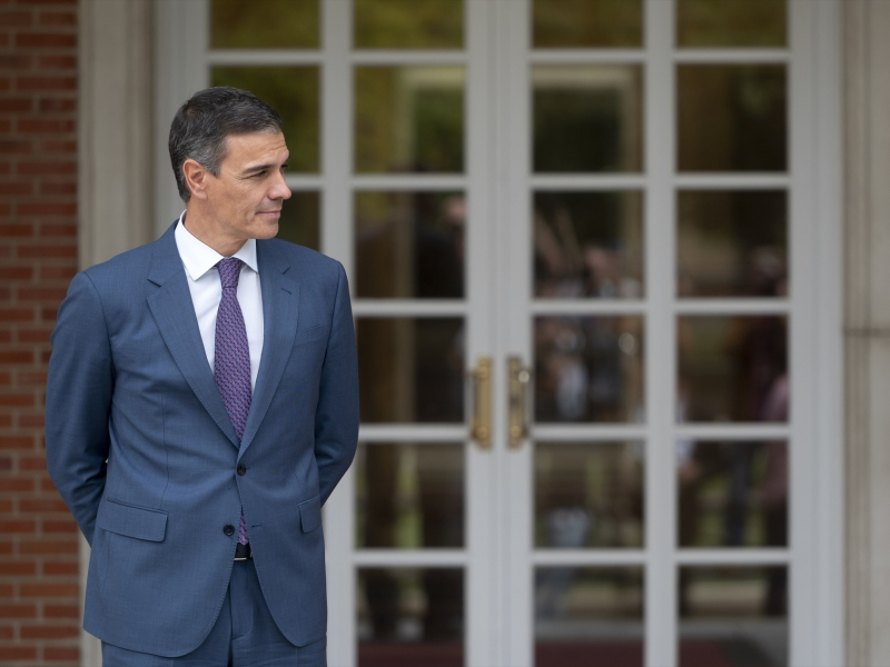 El presidente del Gobierno, Pedro Sánchez