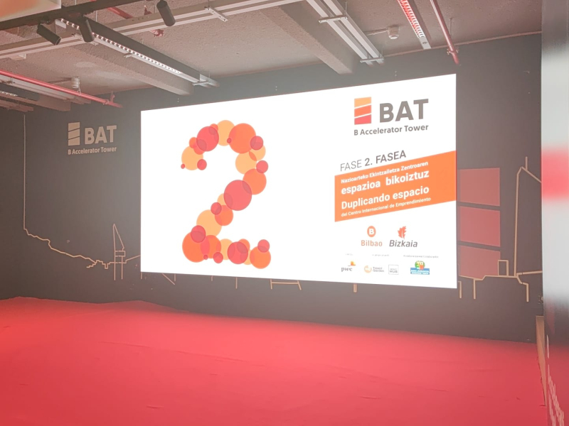 Acto de presentación de la ampliación de BAT Bizkaia