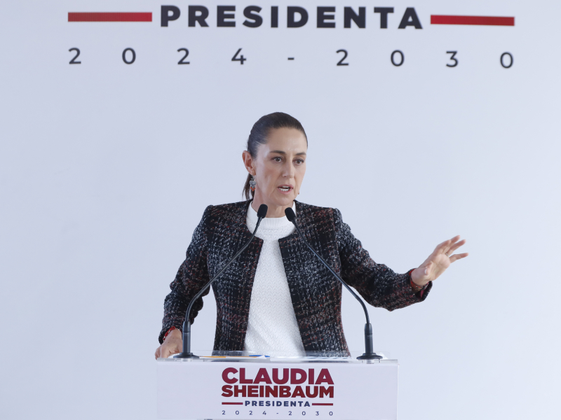 La presidenta electa de México, Claudia Sheinbaum