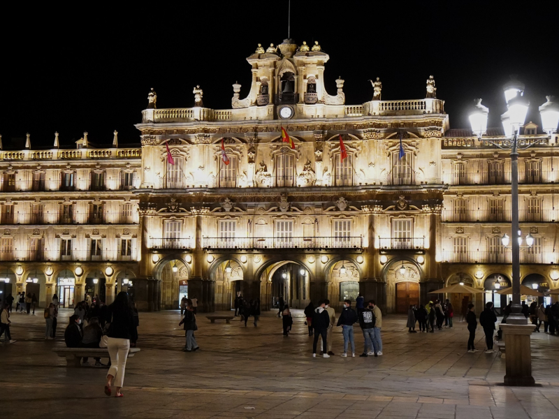 La Plaza Mayor de Salamanca