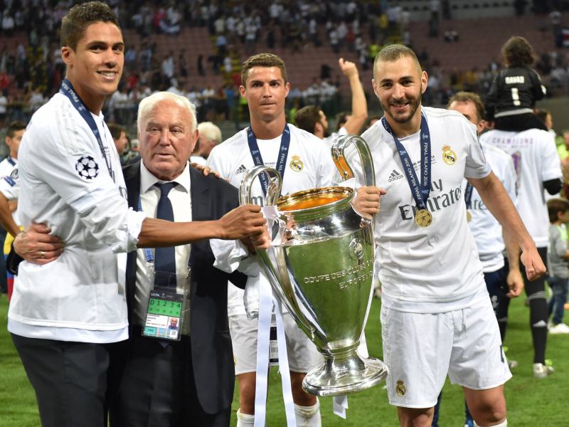 El central ha conquistado 4 Champions League con el Real Madrid.