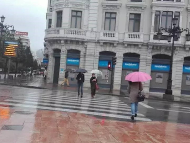 Lluvia en Oviedo