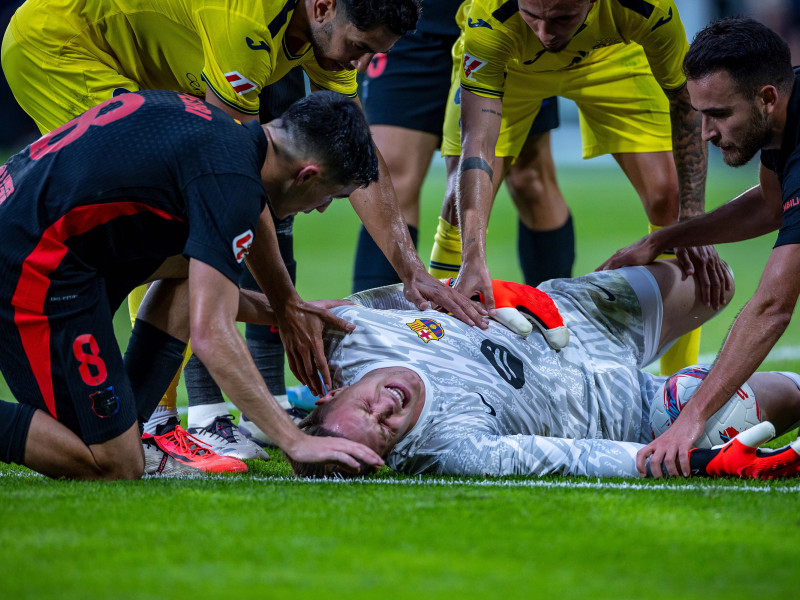 Ter Stegen se lesiona ante el Villarreal
