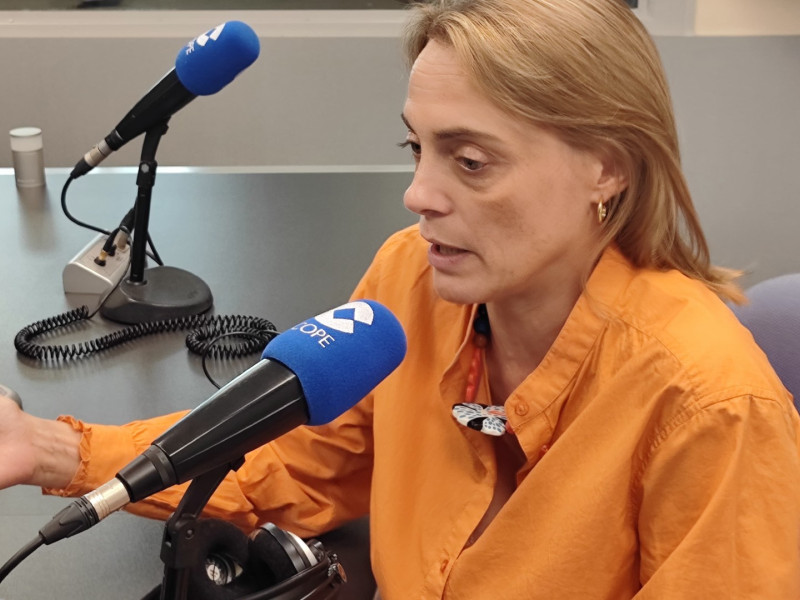 Raquel Gozález durante su entrevista en COPE