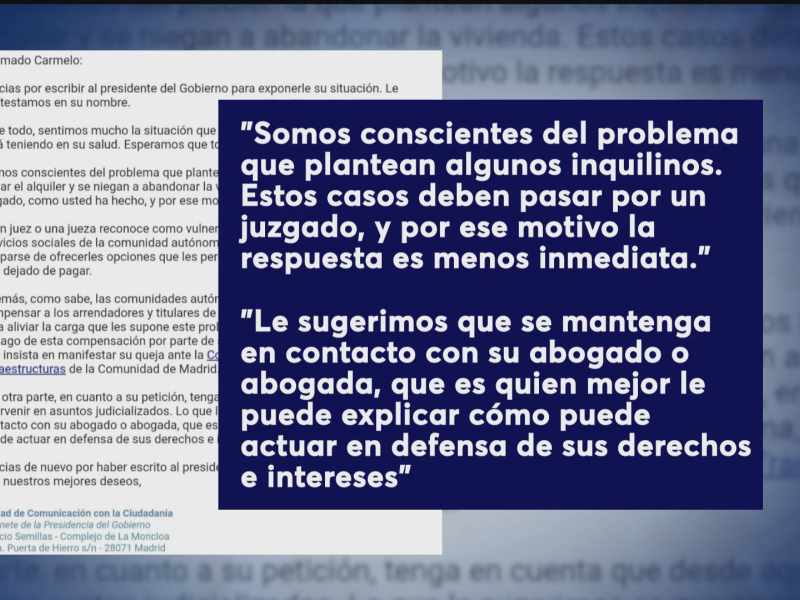 La respuesta de Pedro Sánchez a Carmelo