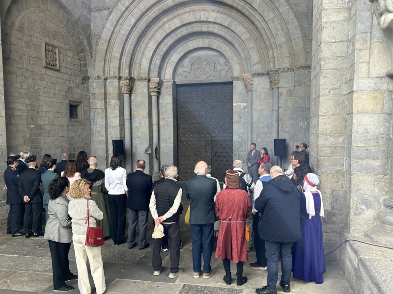 Inauguración en la Catedral de Jaca