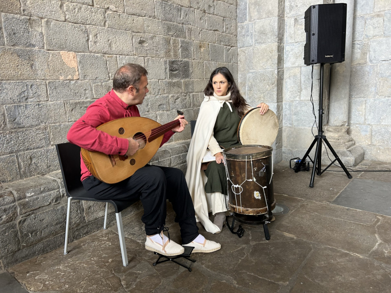 Actuación en la Catedral de Jaca