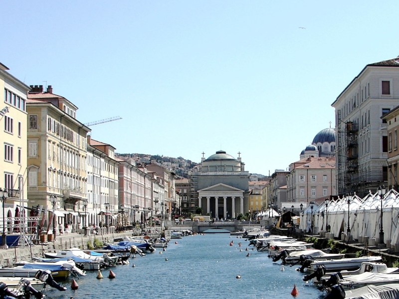 Imagen de la ciudad de Trieste, la capital de la region.