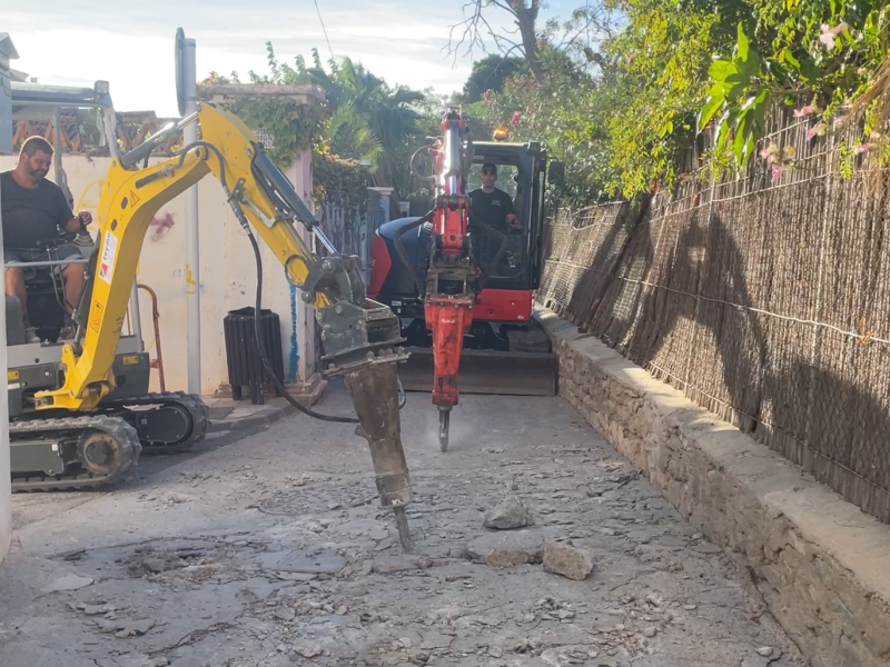 Calle Las Flores de Castell de Ferro