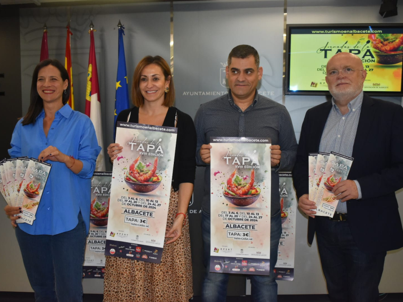 Presentación XVIII Jornadas de la tapa de Albacete