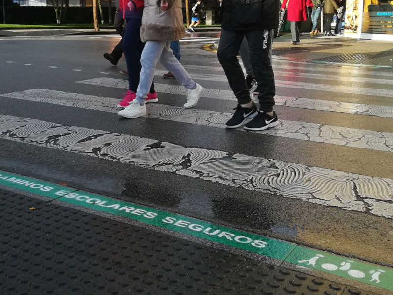 Marca de 'Caminos Escolares Seguros' de Gijón