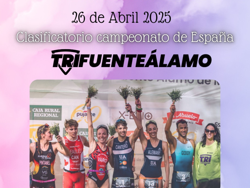 CARTEL ANUNCIO FECHA TRIATLÓN 2025