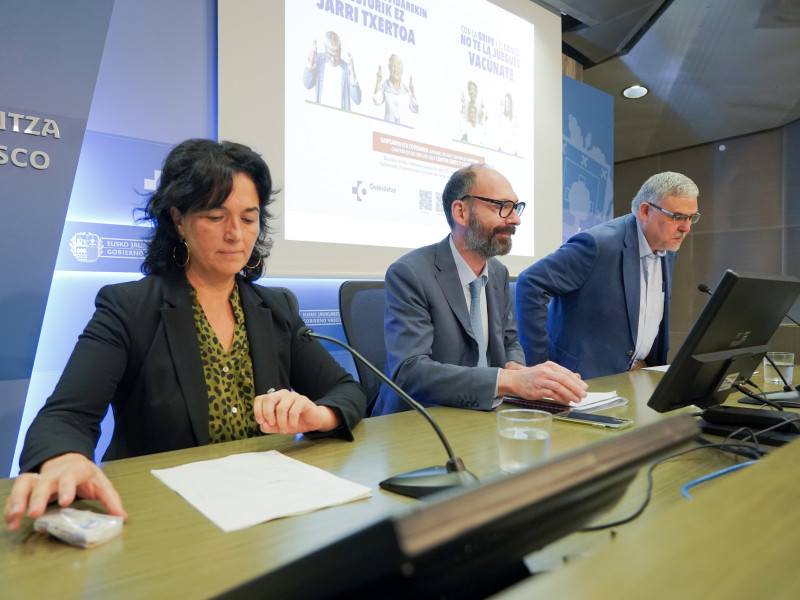 Campaña de vacunación de gripe y COVID en Euskadi