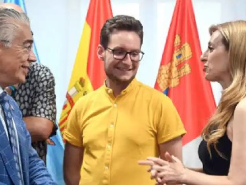 Antonio Linaje, en el centro de la imagen, en la presentación del Sonorama Ribera 2024