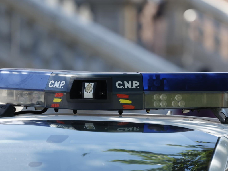 Sirenas de un coche de la Policía Nacional