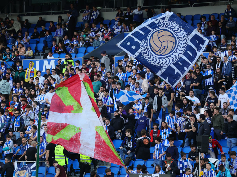 Afición de la Real Sociedad en Anoeta