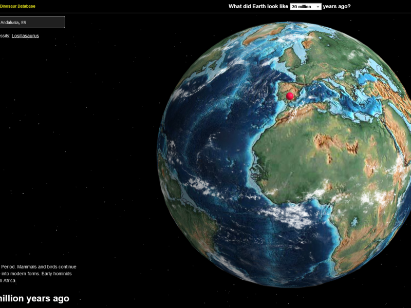 Aquí estaba Granada hace 20 millones de años, según Ancien Earth