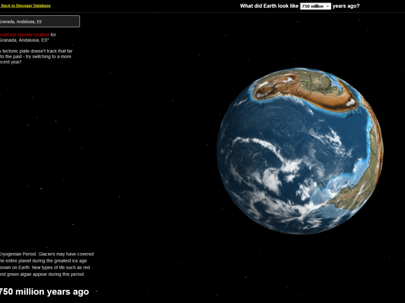 Według Starożytnej Ziemi Granada nie istniała 750 milionów lat temu