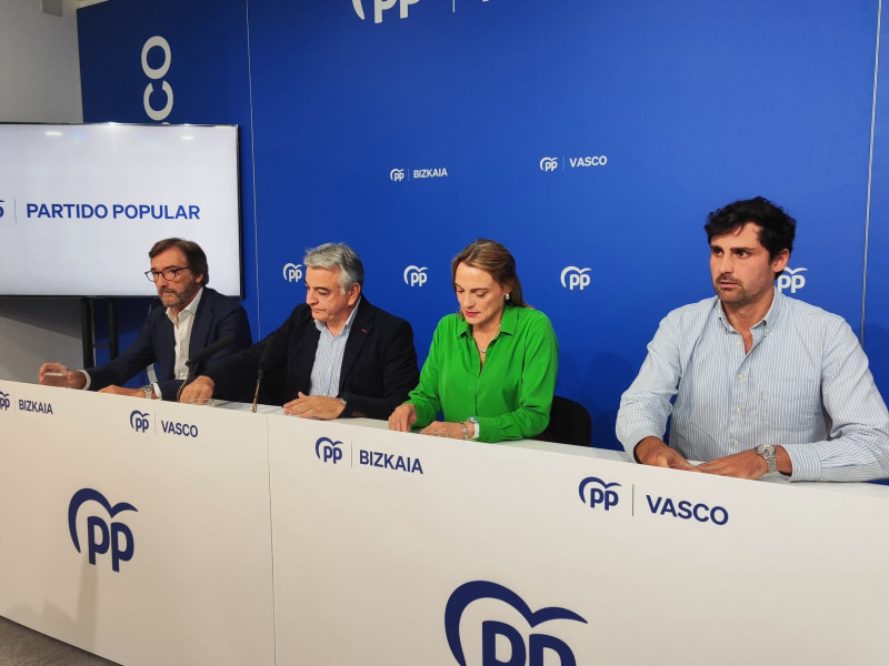 El presidente del PP Vasco, Javier de Andrés, pide "perdón"