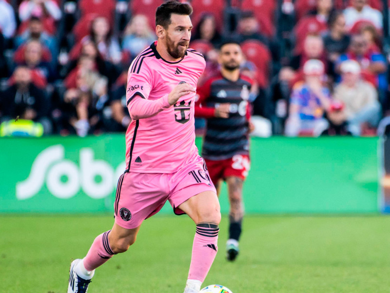 Leo Messi, en acción durante un partido con el Miami FC, en la MLS