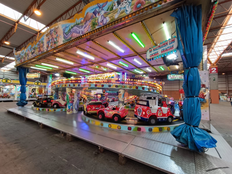 Atracciones infantiles en Feria de Zaragoza