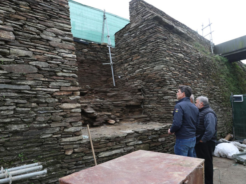 La escalera es una de las más grandes halladas hasta ahora en la Muralla de Lugo