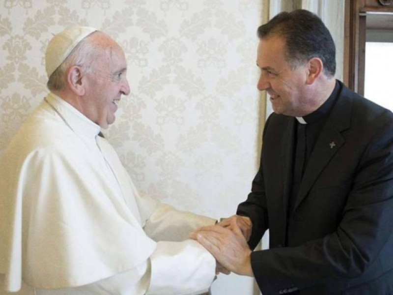 El Papa Francisco con el Cardenal Ángel Fernández Artime