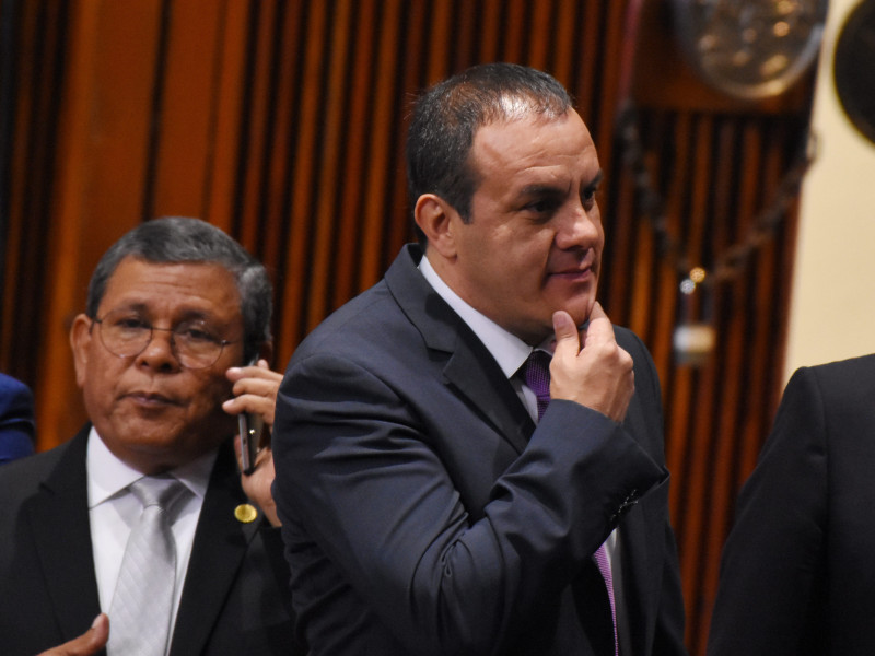 Cuauhtemoc Blanco, durante su etapa como gobernador del Estado de Morelos.