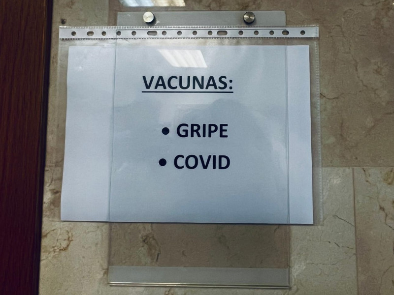 Vacunación gripe y Covid en centros de salud