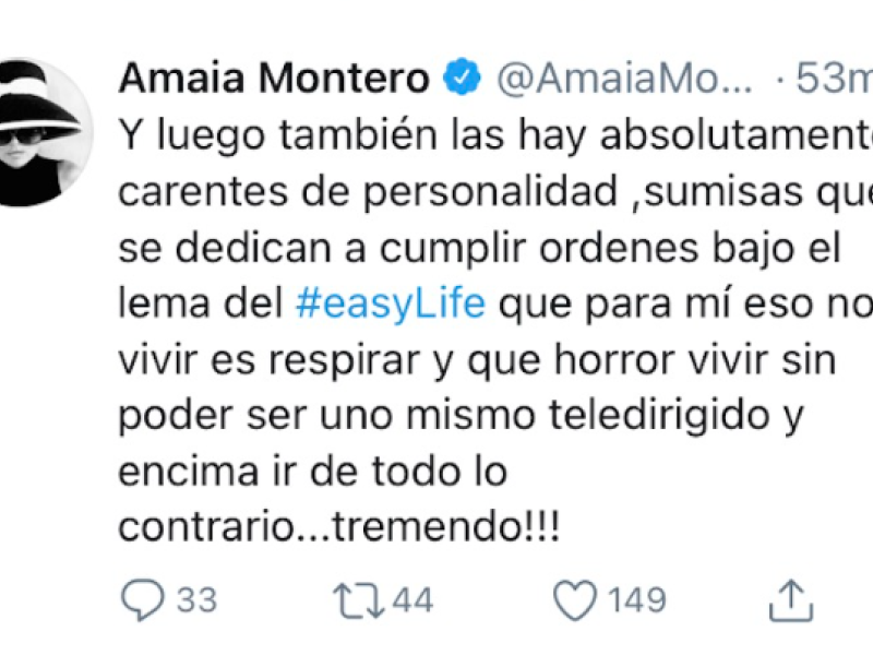 Las palabras de Amaia citando, supuestamente, a Leire Martínez