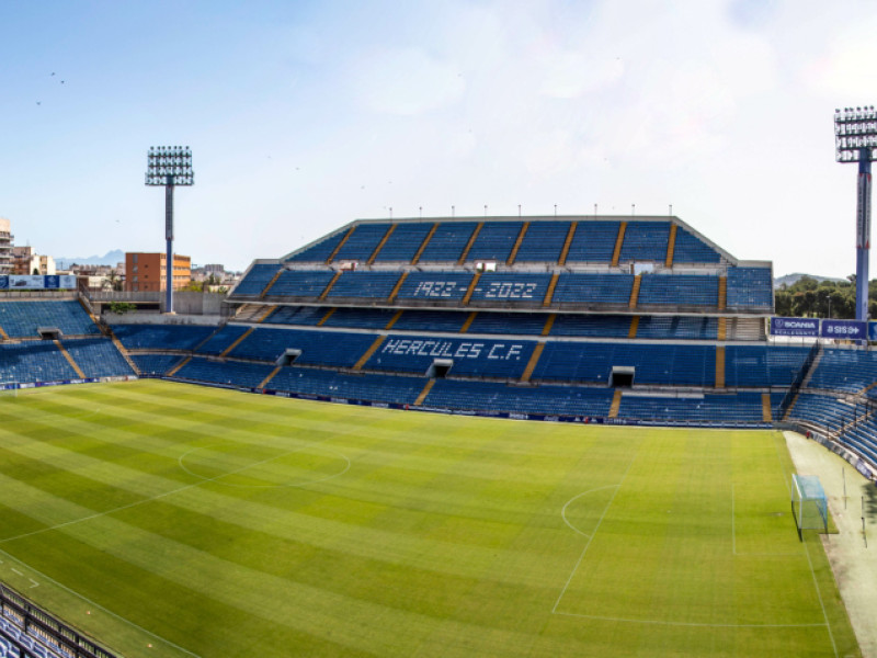 El estadio Rico Pérez albergará el Jove Español - Real Sociedad de Copa del Rey.