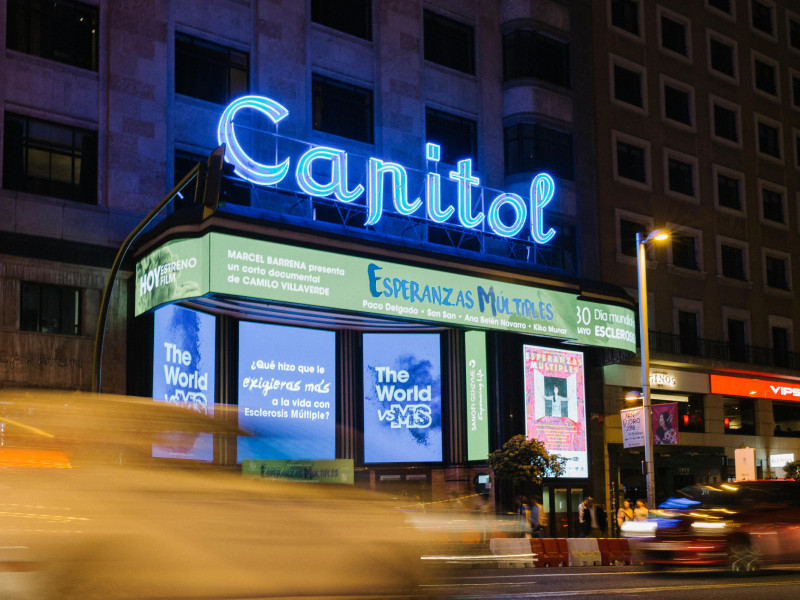 Cine Capitol en la calle Gran Vía