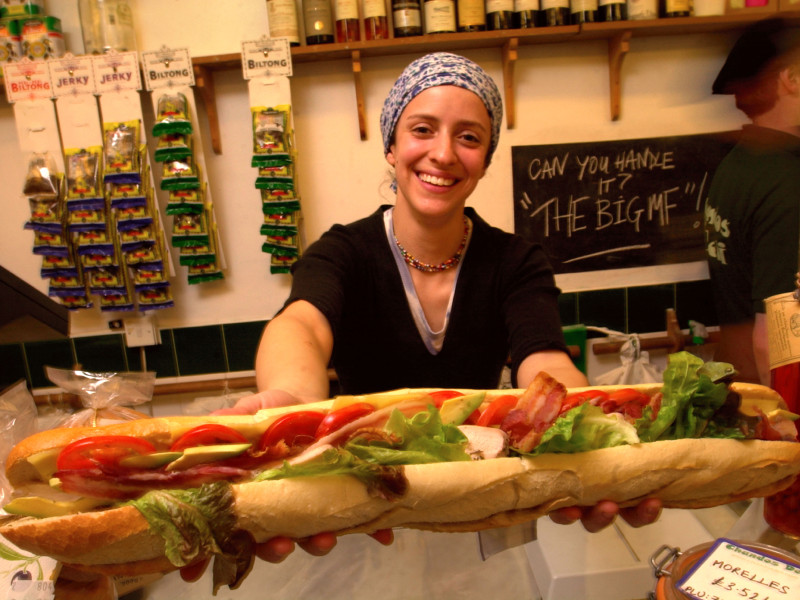 Un bocadillo gigante