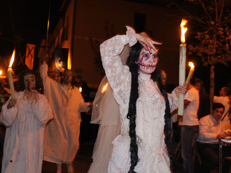 Procesión “Santa Compañía” (Mitología Celta). Mercado del Quijote “Semana Cervantina” ALCALA DE HENARES Madrid ESPAÑA