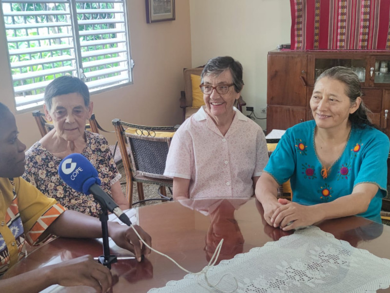 Las cuatro misioneras en El Seybo