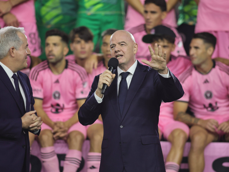 Gianni Infantino meresmikan kehadiran Inter Miami di Piala Dunia Antarklub.