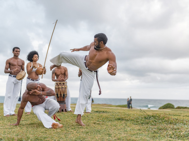 Exhibición de Capoeira