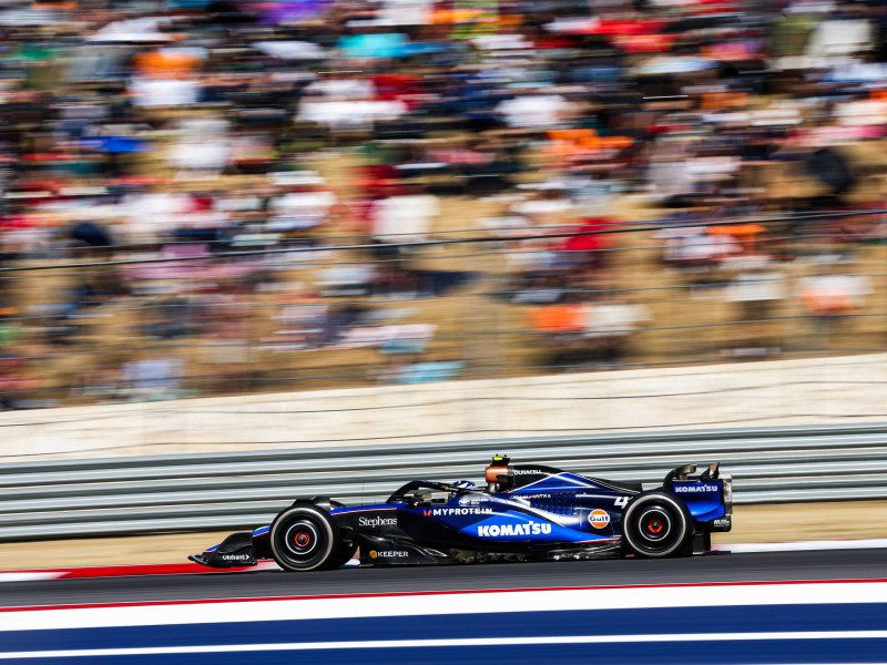 Colapinto en el Gran Premio de Estados Unidos