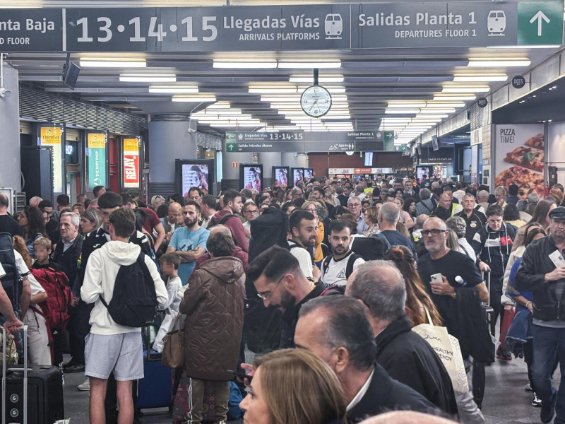 Nuevo caos ferroviario en Atocha