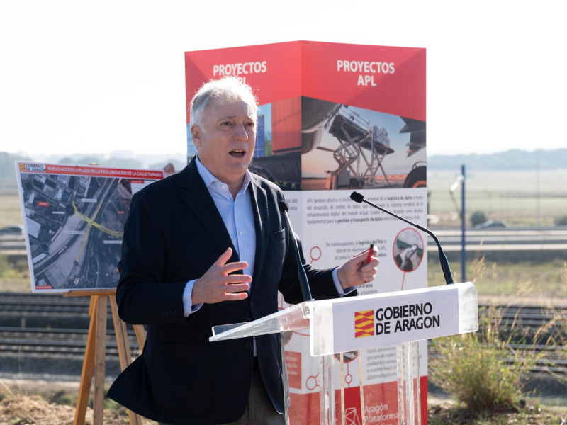 Octavio López en la presentación de este nuevo acceso en PlaZa.