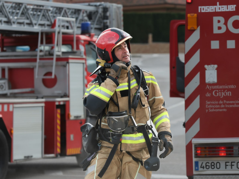 Bombero del Ayuntamiento de Gijón