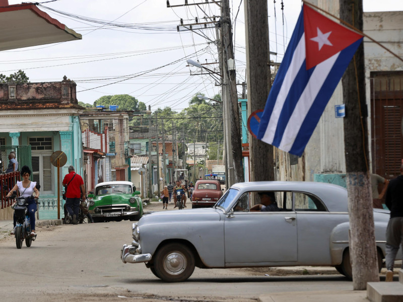 Vista general de una calle este martes en el poblado de Bejucal, al sur de La Habana (Cuba)