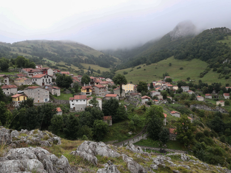 Una imagen de Sotres, un pueblo de Asturias