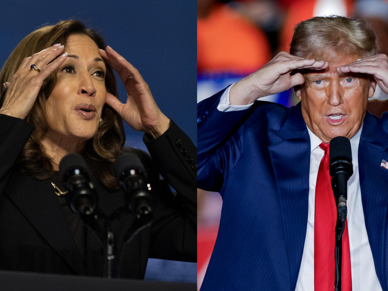 Donald Trump y Kamala Harris