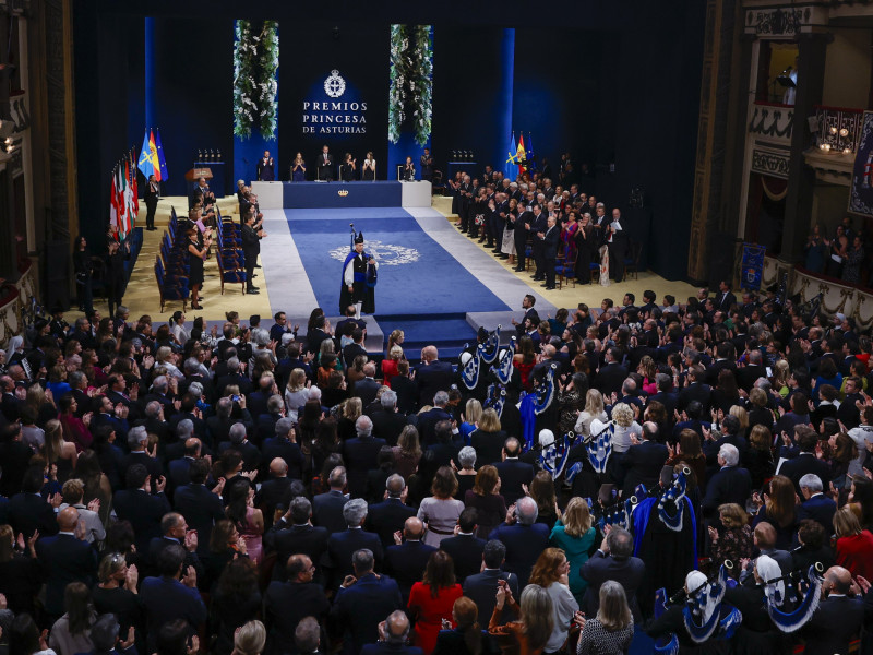 Teatro Campoamor, en la ceremonia de entrega de los Premios Princesa de Asturias 2023