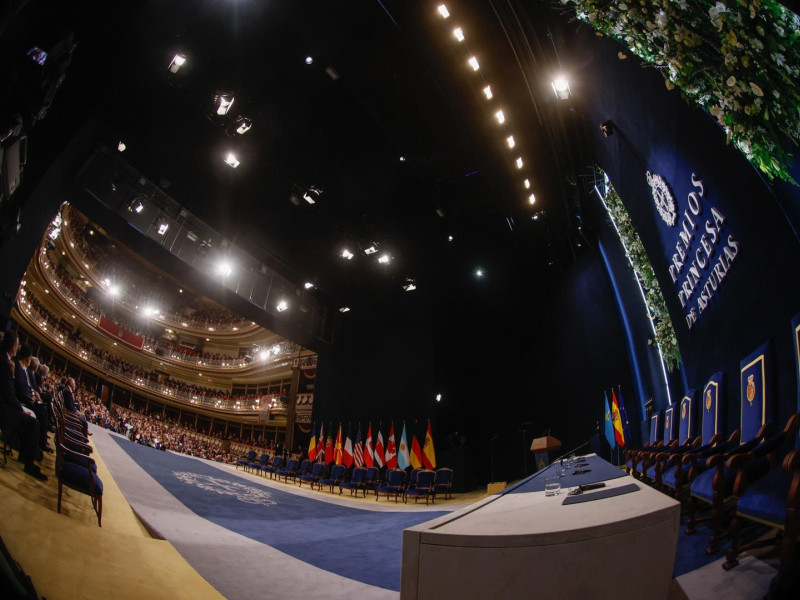 El Teatro Campoamor, durante la entrega de los Premios Princesa de Asturias 2024