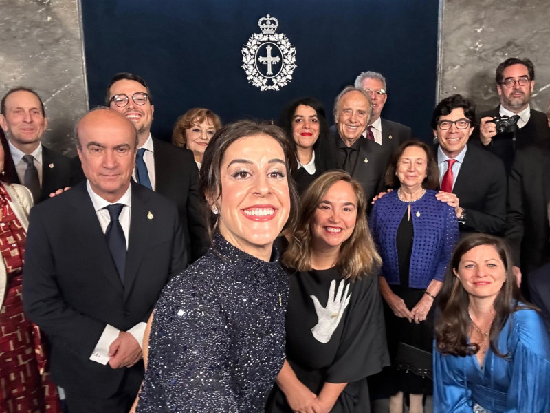 Selfie de los galardonados de los Premios Princesa de Asturias 2024