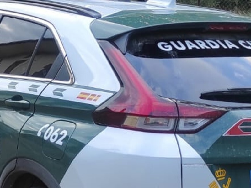 Un coche de la Guardia Civil